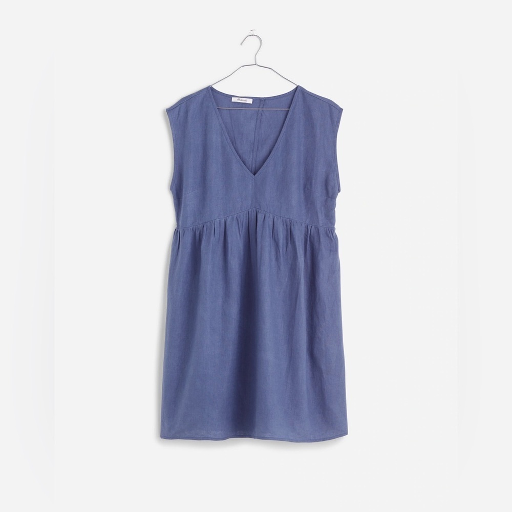 Madewell Relaxed Empire-Waist Mini Dress - Picture 9 of 9